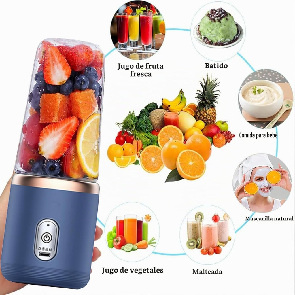 ¡Tu licuadora portátil con precio especial por tiempo limitado!