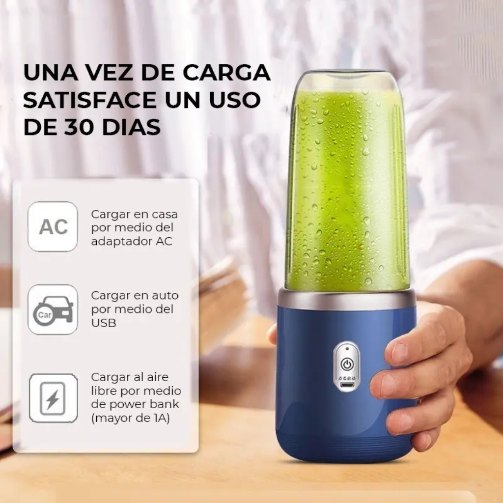 ¡Tu licuadora portátil con precio especial por tiempo limitado!