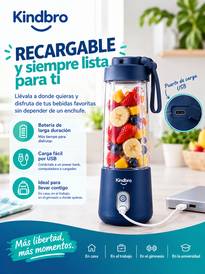 ¡Tu licuadora portátil con precio especial por tiempo limitado!